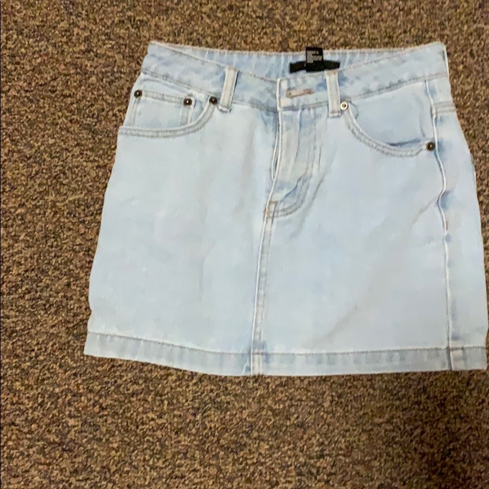 jean skirt